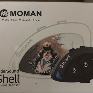 Moma RiderSound Helmet Headset - Black